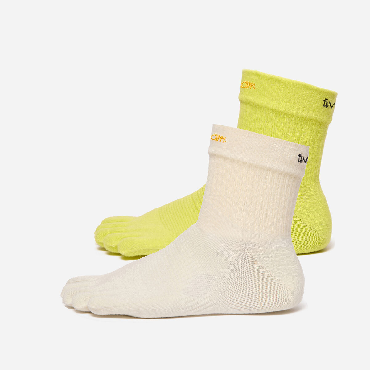Mini Crew Pack S26MCS6P — Ivory / Lime · Socken — Belegsignale